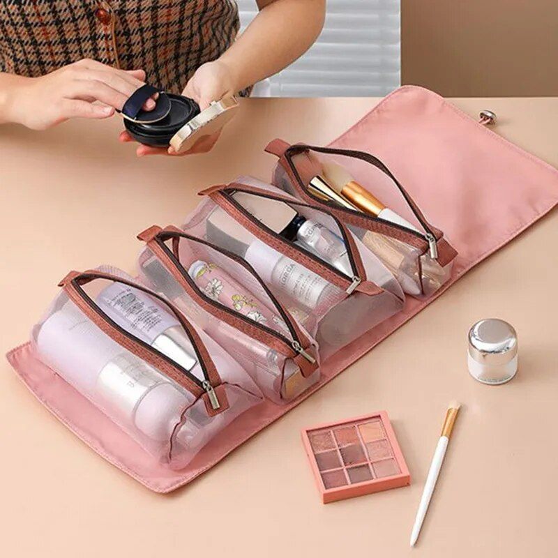 4-Piece Detachable Makeup Bag

